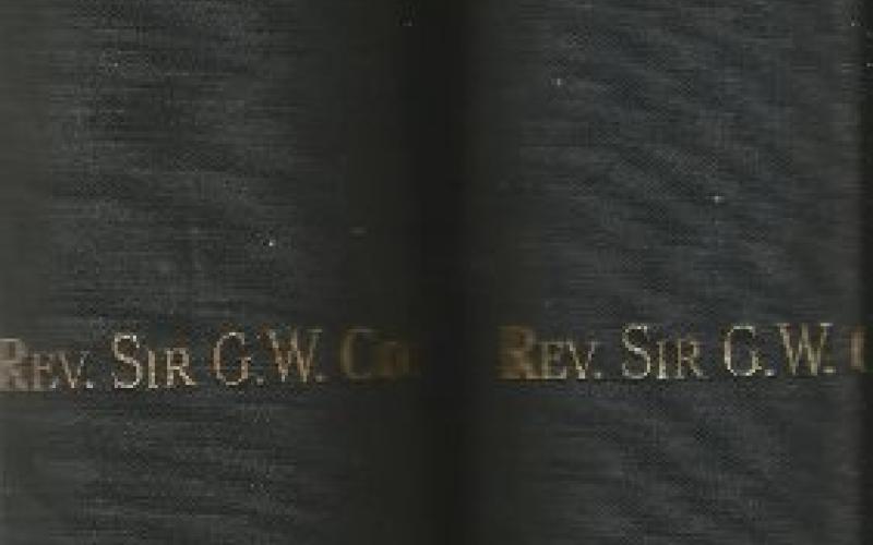Spines of The Life of Bishop Colenso: Volumes I & II by G. W. Cox