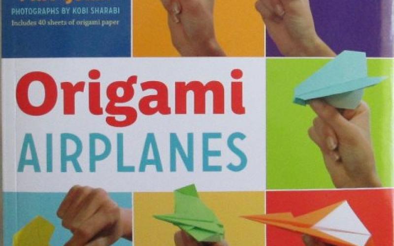 Front cover of Origami Airplanes by Paul Jackson and Miri Golan