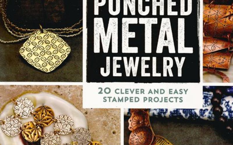 Front cover of New Directions in Punched Metal Jewelry by Aisha Formanski